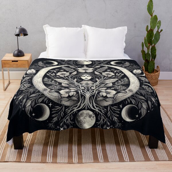 Item preview, Lunar Goddess Botanical Mandala designed and sold by Roberta Calabrese.