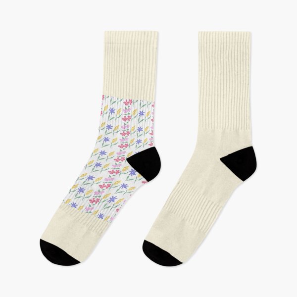 Item preview, Whimsical Wildflower Meadow Vertical Pattern designed and sold by Tinaartth .