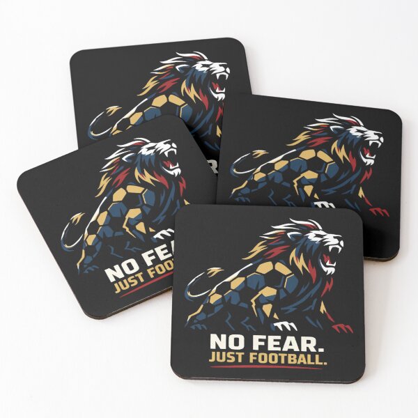 Item preview, No Fear Just Football – Soccer Mindset T-Shirt designed and sold by RMTrendy.