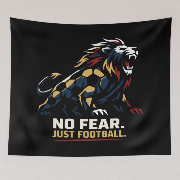 Item preview, No Fear Just Football – Soccer Mindset T-Shirt designed and sold by RMTrendy.