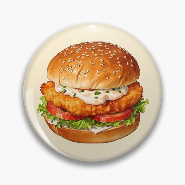 Item preview, Fish Fillet Burger designed and sold by sakurashorty.