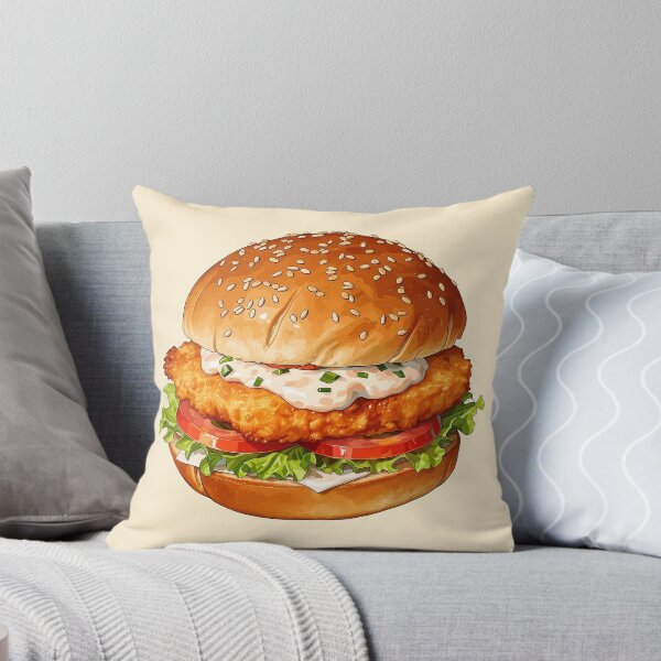 Item preview, Fish Fillet Burger designed and sold by sakurashorty.