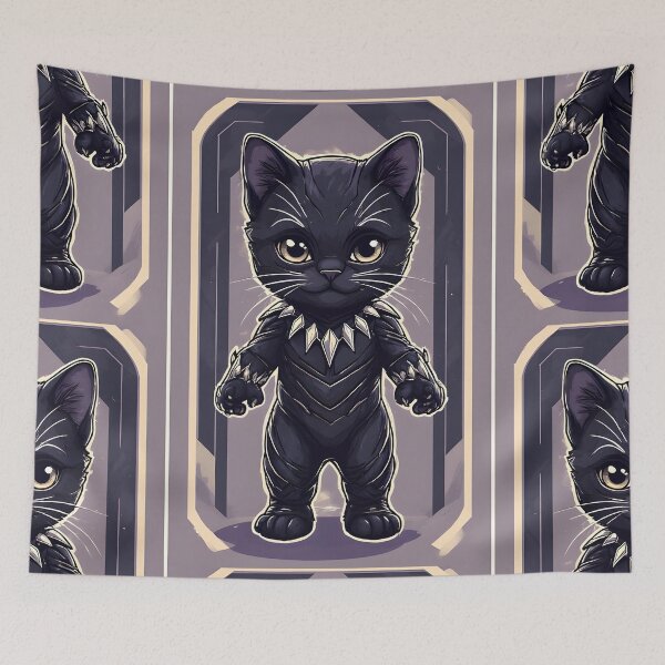 Item preview, Superhero Cat From Wakanda designed and sold by owi-art.
