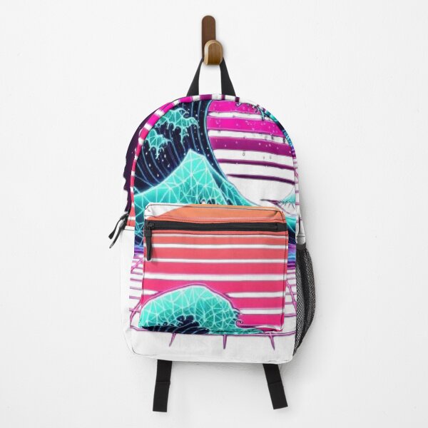 Item preview, Vaporwave Great Wave - Retro 80s Japanese Aesthetic designed and sold by RetroRascalStudio.