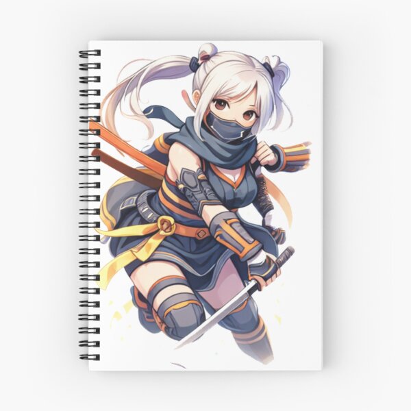 Item preview, Anime Samurai Warrior Blue-Gold – Elegant Katana Fighter (Watercolor) designed and sold by Kallandra.