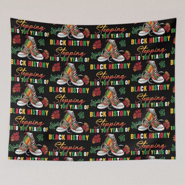 Item preview, Stepping Into 100 Year of Black History Sneakers Black History Month designed and sold by pansak.