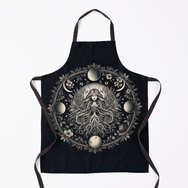 Item preview, Lunar Goddess Botanical Mandala designed and sold by Roberta Calabrese.