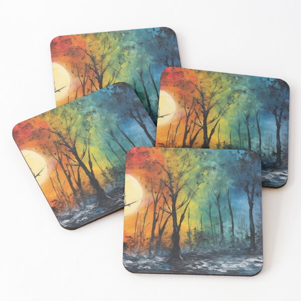Item preview, Luminous Equilibrium - Abstract Tree Balance Art designed and sold by AetherVibes.