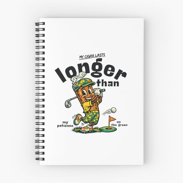 Item preview, My cigar lasts longer than my patience on the green designed and sold by Peerless-Prime.