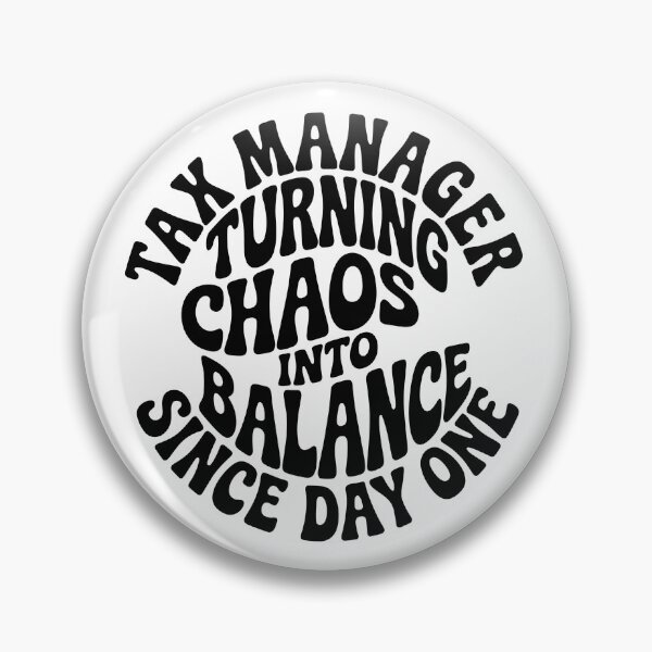 Item preview, Tax Manager - Vintage Tax Manager Typography designed and sold by JessArty ⭐⭐⭐⭐⭐.