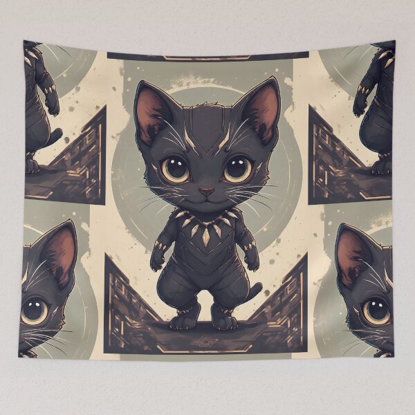 Item preview, Cute Superhero Cat designed and sold by owi-art.