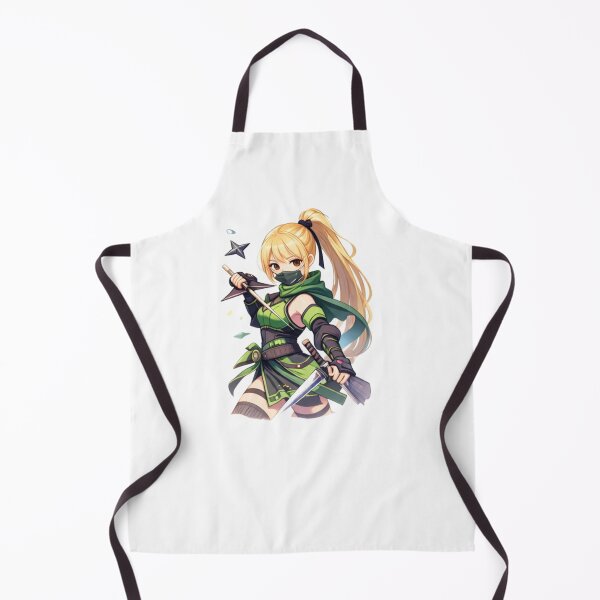 Item preview, Anime Warrior in Green – Samurai Armor with Spear (Watercolor Illustration) designed and sold by Kallandra.