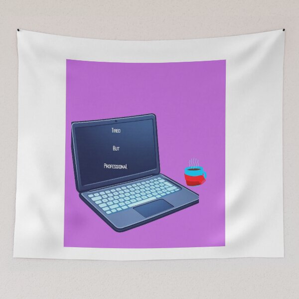 Item preview, Tired But Professional Coffee Life. designed and sold by NeonPetal.
