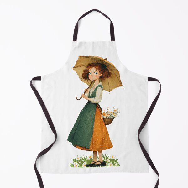 Item preview, The Girl with the Yellow Umbrella designed and sold by daila70.