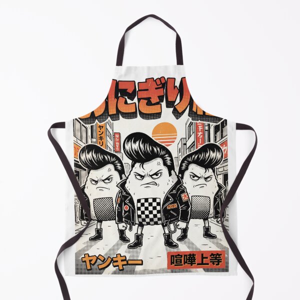 Item preview, Onigiri Gang Japanese Street Gang Art designed and sold by Moo7shop.