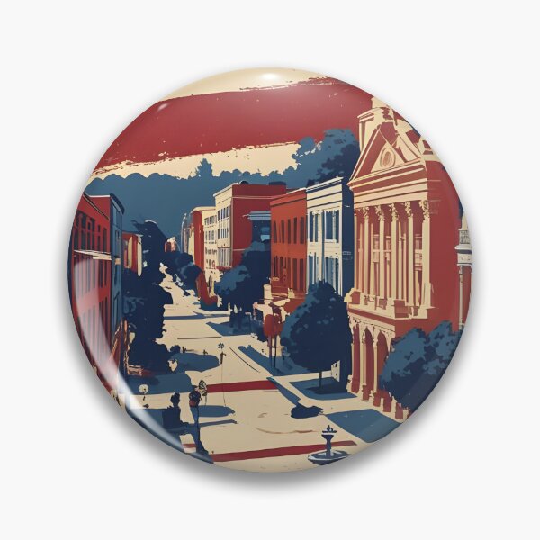 Item preview, Newnan Georgia USA Vintage Travel Tourism  designed and sold by TravelersGems.