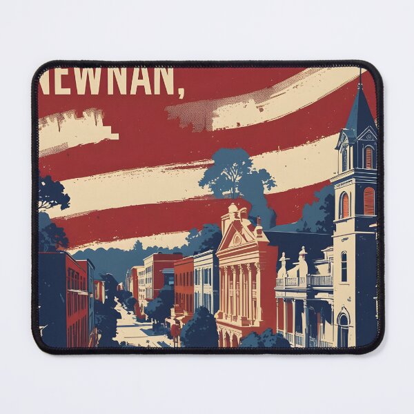 Item preview, Newnan Georgia USA Vintage Travel Tourism  designed and sold by TravelersGems.