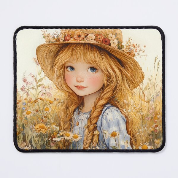 Item preview, Blue Eyes Beneath the Flowered Hat designed and sold by daila70.