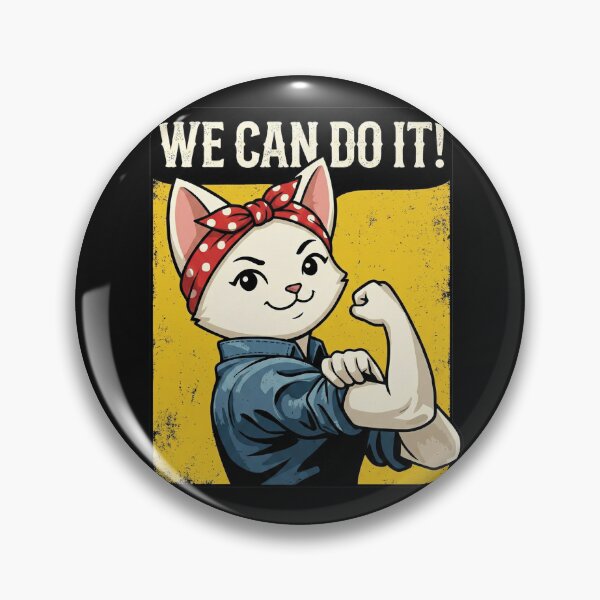 Item preview, We Can Do It Cat Rosie Riveter designed and sold by AdyKurniawan.