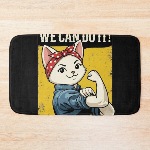 Item preview, We Can Do It Cat Rosie Riveter designed and sold by AdyKurniawan.