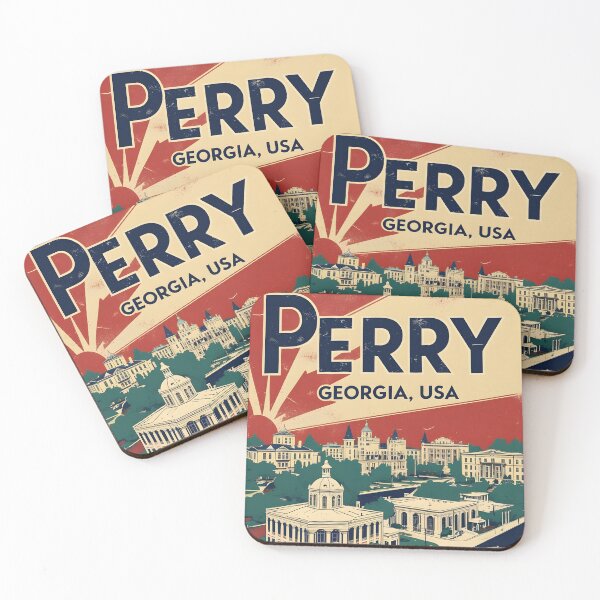 Item preview, Perry Georgia USA Vintage Travel Tourism  designed and sold by TravelersGems.