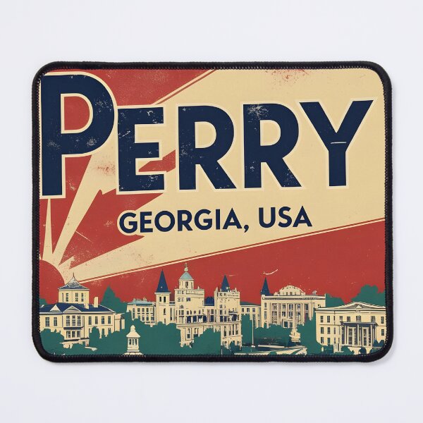 Item preview, Perry Georgia USA Vintage Travel Tourism designed and sold by TravelersGems.
