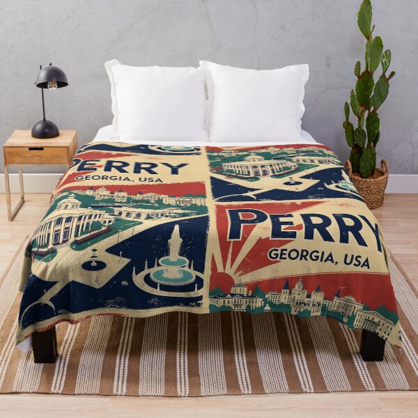 Item preview, Perry Georgia USA Vintage Travel Tourism designed and sold by TravelersGems.