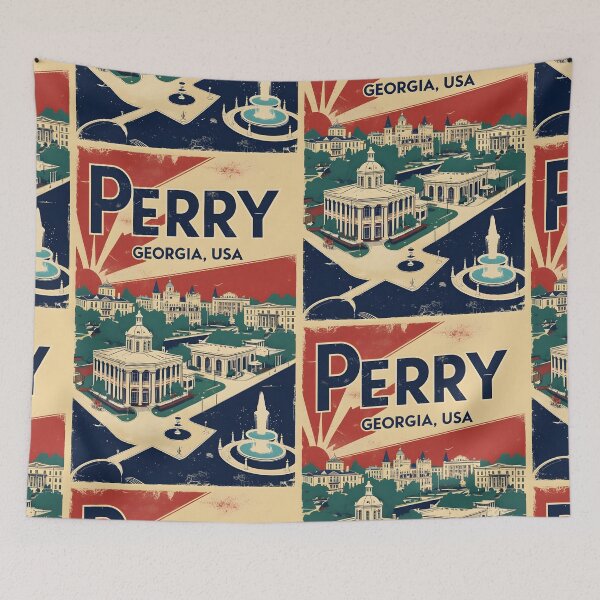 Item preview, Perry Georgia USA Vintage Travel Tourism  designed and sold by TravelersGems.