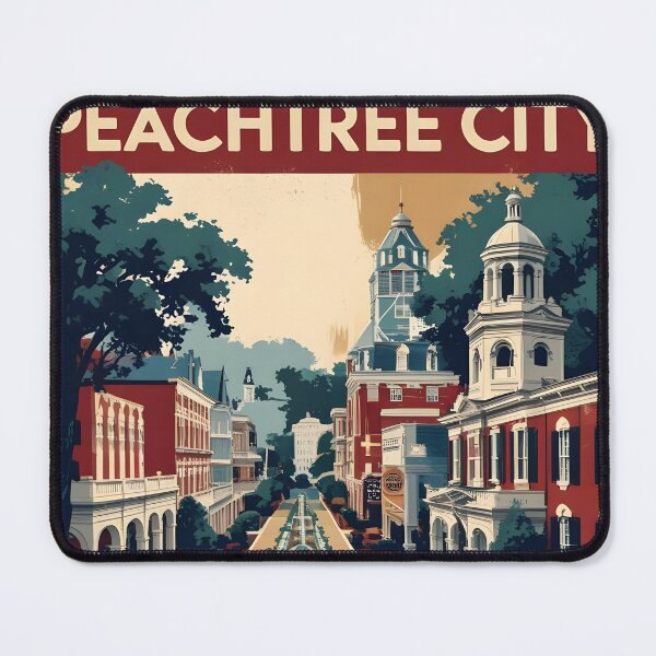 Item preview, Peachtree City Georgia USA Vintage Travel Tourism  designed and sold by TravelersGems.
