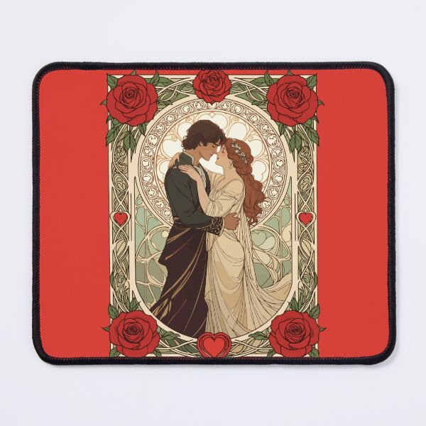 Item preview, Wrapped In A World Of Roses Art Nouveau Design designed and sold by taiche.