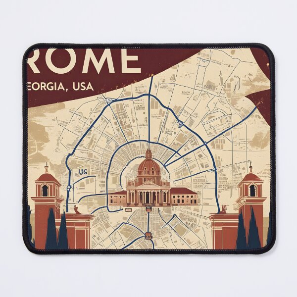 Item preview, Rome Georgia USA Vintage Travel Tourism designed and sold by TravelersGems.