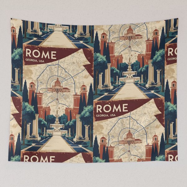 Item preview, Rome Georgia USA Vintage Travel Tourism  designed and sold by TravelersGems.