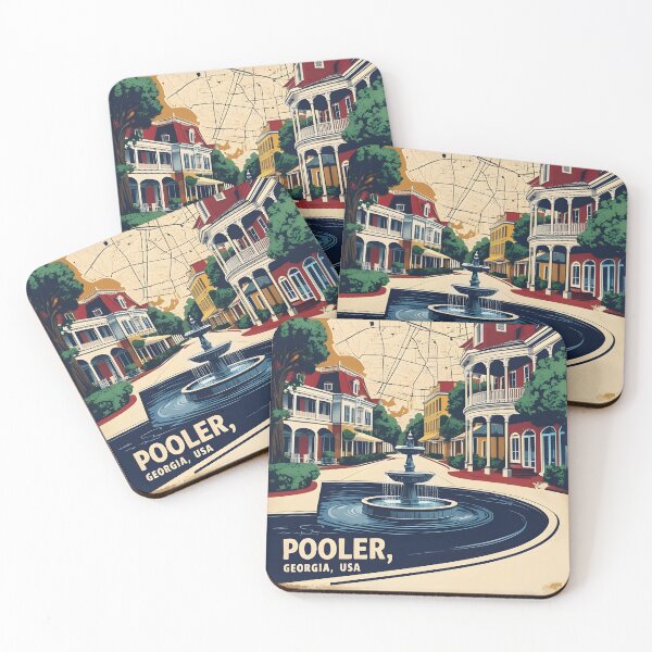 Item preview, Pooler Georgia USA Vintage Travel Tourism  designed and sold by TravelersGems.