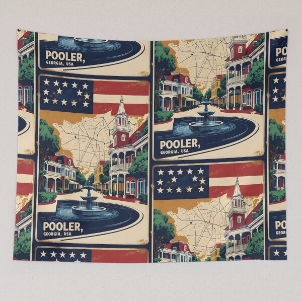 Item preview, Pooler Georgia USA Vintage Travel Tourism  designed and sold by TravelersGems.