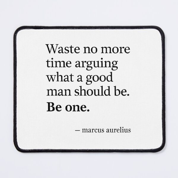 Item preview, Be One – Marcus Aurelius Stoic Quote Minimalist T-Shirt (Black Font) designed and sold by TshirtsLabs.
