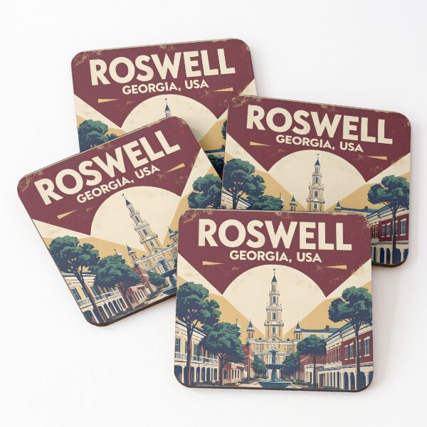Item preview, Roswell Georgia USA Vintage Travel Tourism  designed and sold by TravelersGems.