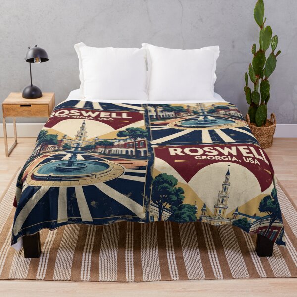 Item preview, Roswell Georgia USA Vintage Travel Tourism designed and sold by TravelersGems.