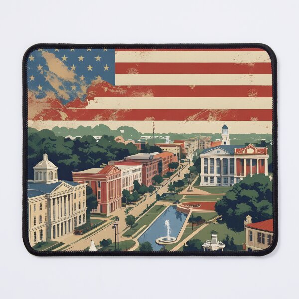 Item preview, Statesboro Georgia USA Vintage Travel Tourism designed and sold by TravelersGems.