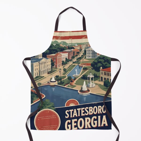 Item preview, Statesboro Georgia USA Vintage Travel Tourism designed and sold by TravelersGems.