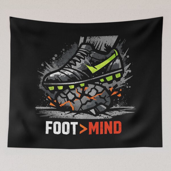 Item preview, Foot Mind – Football Mental Game T-Shirt designed and sold by RMTrendy.
