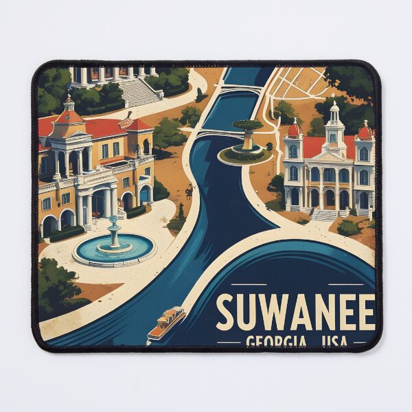 Item preview, Suwanee Georgia USA Vintage Travel Tourism designed and sold by TravelersGems.