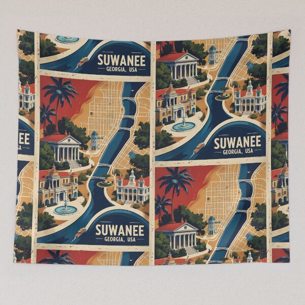 Item preview, Suwanee Georgia USA Vintage Travel Tourism  designed and sold by TravelersGems.