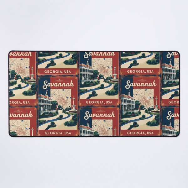 Item preview, Savannah Georgia USA Vintage Travel Tourism designed and sold by TravelersGems.