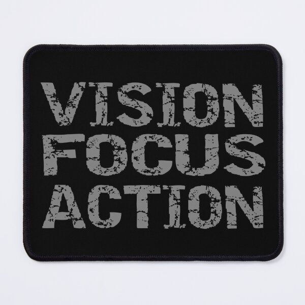 Item preview, Vision Focus Action – Minimalist Motivational Typography Design designed and sold by One-True-North.