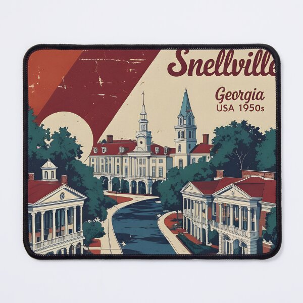 Item preview, Snellville Georgia USA Vintage Travel Tourism designed and sold by TravelersGems.