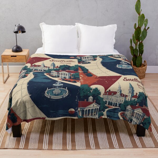 Item preview, Snellville Georgia USA Vintage Travel Tourism  designed and sold by TravelersGems.