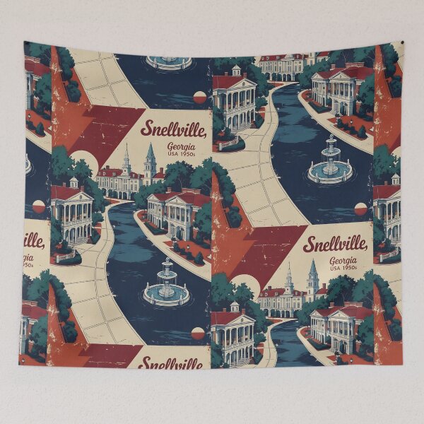 Item preview, Snellville Georgia USA Vintage Travel Tourism designed and sold by TravelersGems.