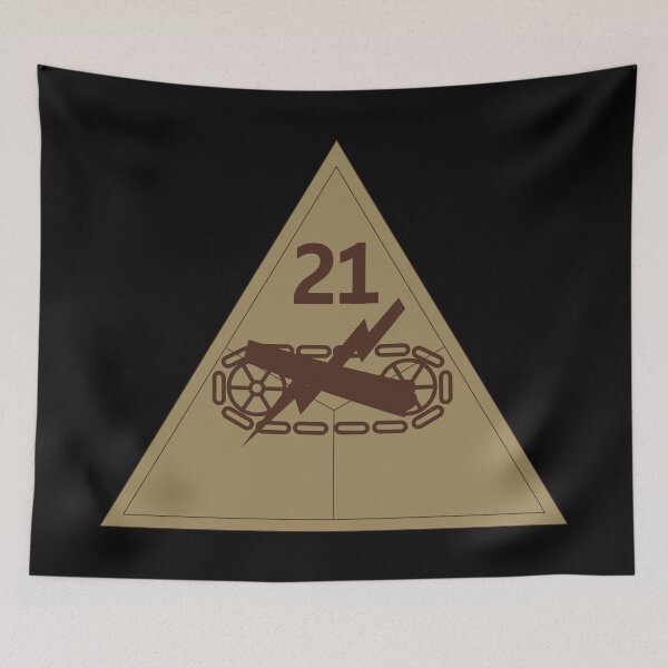 Item preview, Army - SSI - 21st Armored Division - Subdued Desert X 300 designed and sold by Military Insignia Products.