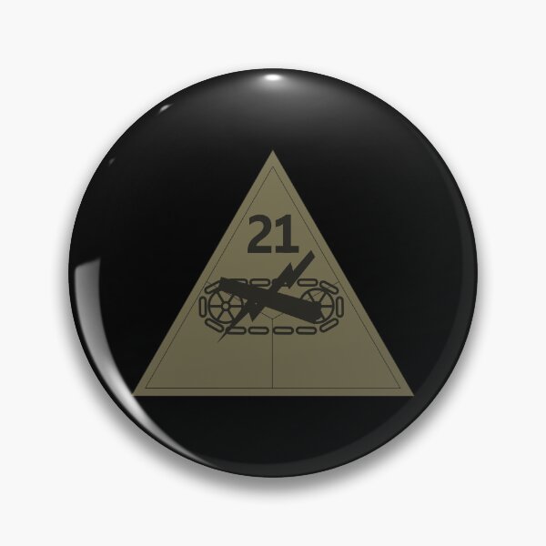 Item preview, Army - SSI - 21st Armored Division - Subdued X 300 designed and sold by Military Insignia Products.