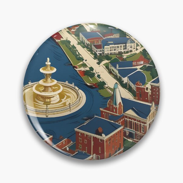 Item preview, South Fulton Georgia USA Vintage Travel Tourism  designed and sold by TravelersGems.